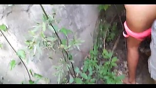 Amateur Latina Teen Fulfills Bet With Stepbrother Under Bridge Drilling