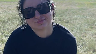 Public Pissing Compilation in Nature! Car Trip! POV!