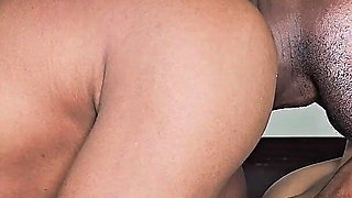 Babe Couldn't Resist a Very Fat Big Black Cock