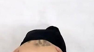 BBW Woman Riding Her Husband on the Full Homemade Couch