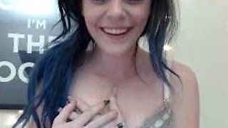 Awesome Teen With Big Boobs Dildo Masturbation