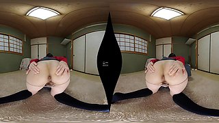 Nozomi Hikari in Perverted Schoolgirl VR Guide - VRlab9division