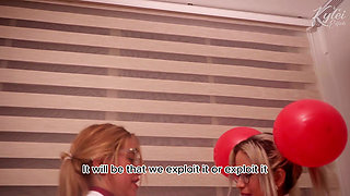 Inflated with Balloons and Rubbing to Turn You on Like Never Before. Kylei Ellish and Ann Rides