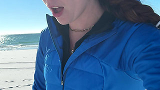 Walking on the Beach Calls for a Quick Orgasm!