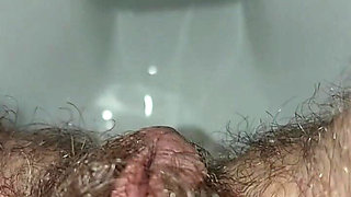 Piss From Hairy Pussy
