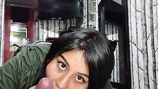Helpful Assistant Fucks Teen Latina in School Uniform - Latinfreakxxx Amateur Blowjob and Cumshot