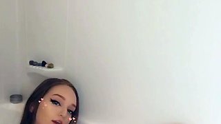 Amateur striptease and Solo masturbation