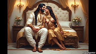 Sex with my sister-in-law janu sloppy blowjob and doggy style fucking