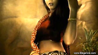 Flawless belle at interracial video