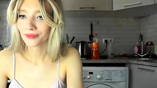 Blonde teen Sierras first erotic masturbation video