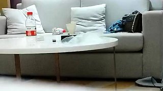 Cute shaved asian fingering on hidden cam