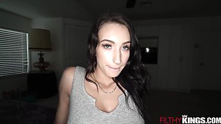 Consummate Alessia Diamond at rough scene