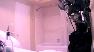 Peeping at my busty 21yo stepdaughter