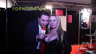 Andrea Diprè and Spicy Lab Team Wild Public Sex at Festival - Anal, Big Tits, Creampie