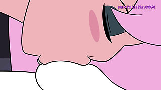 My Shy Virgin Girlfriend Came Over To Have Some Fun - Cartoon Parody