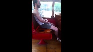 Str8 guy stroke in bus