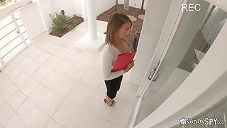 Sales lady Adriana anal drilled hardcore deeply