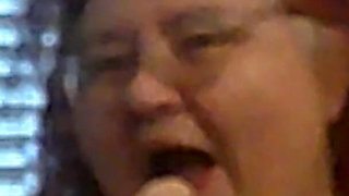 Mature BBW Redhead Nurse Vicki Talks to You as She Makes a Lipstick Applying Video for You!