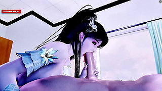 Bigtits .obj File from Heaven - 3D Hentai Animation